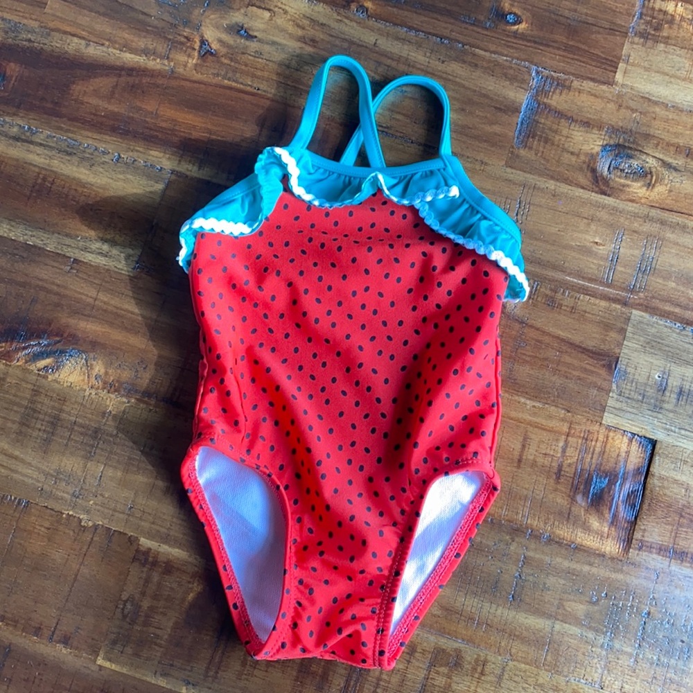 watermelon baby swimsuit 9m